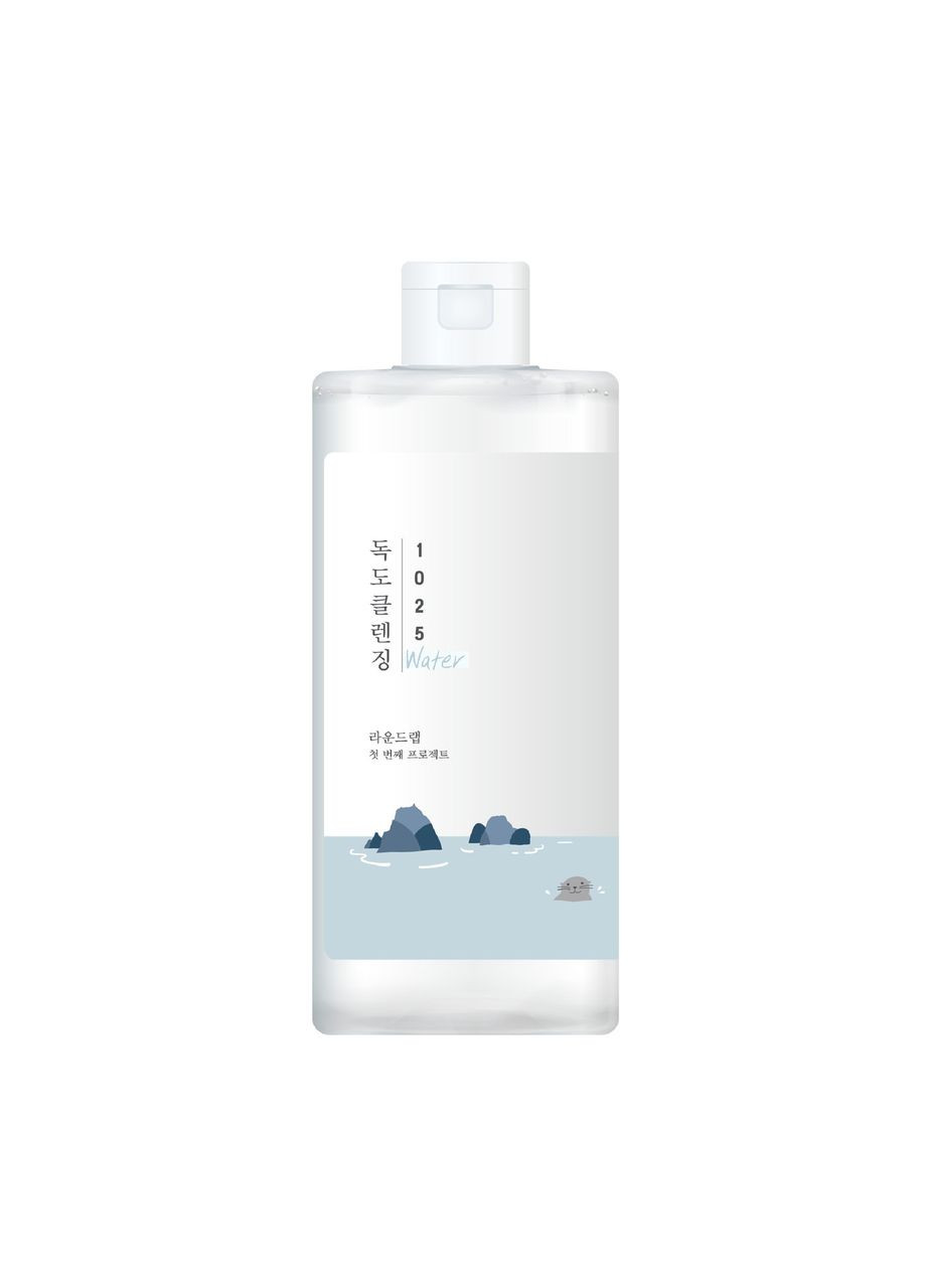 Очищувальна вода для шкіри обличчя 1025 Dokdo Cleansing Water 400 ml Round Lab (289727884)