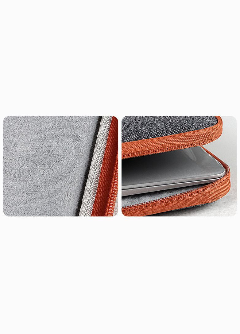 Сумка для ноутбука або документів 15,6" Сіра з жовтогарячим (код: IBN039SJ2) Digital (325449226)