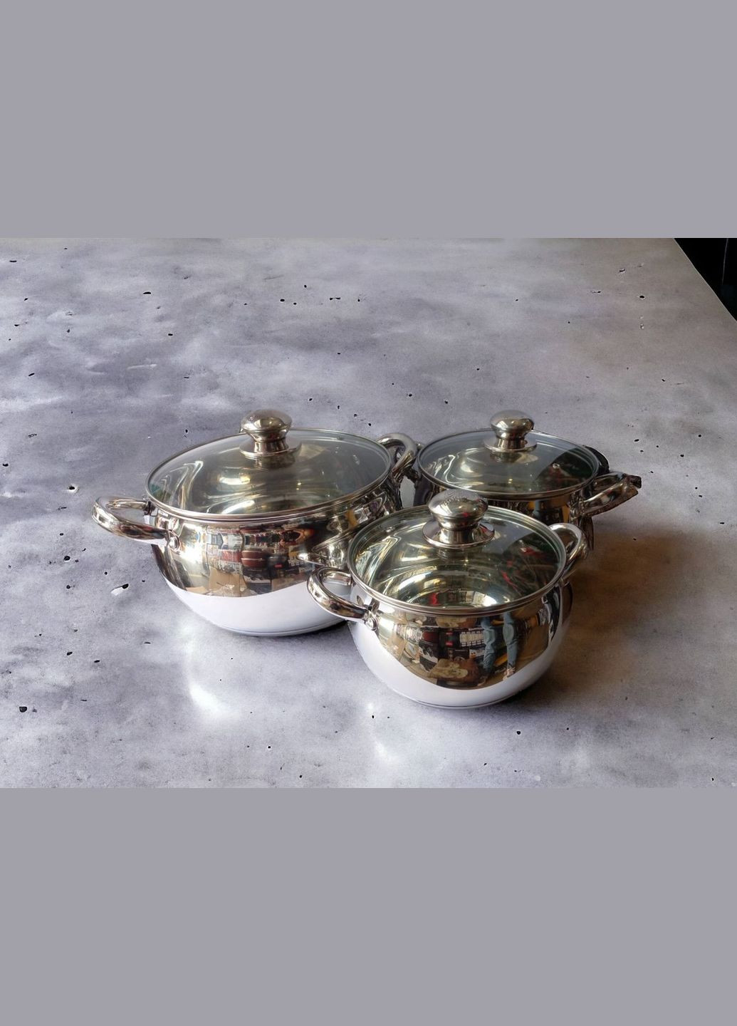 Набір кухонного посуду BH-0506 6 предметів Bohmann (301350911)