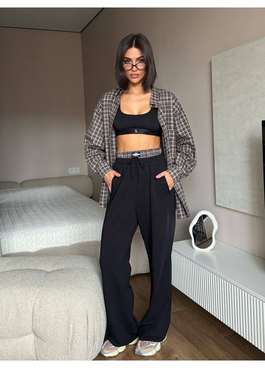 Костюм-сет с рубашкой и брюками палаццо Україна (360898648)