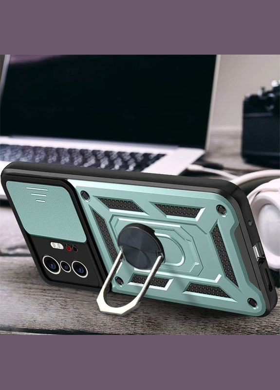 Ударопрочный чехол Camshield Serge Ring для Xiaomi 11T / 11T Pro Green No Brand (340063825)