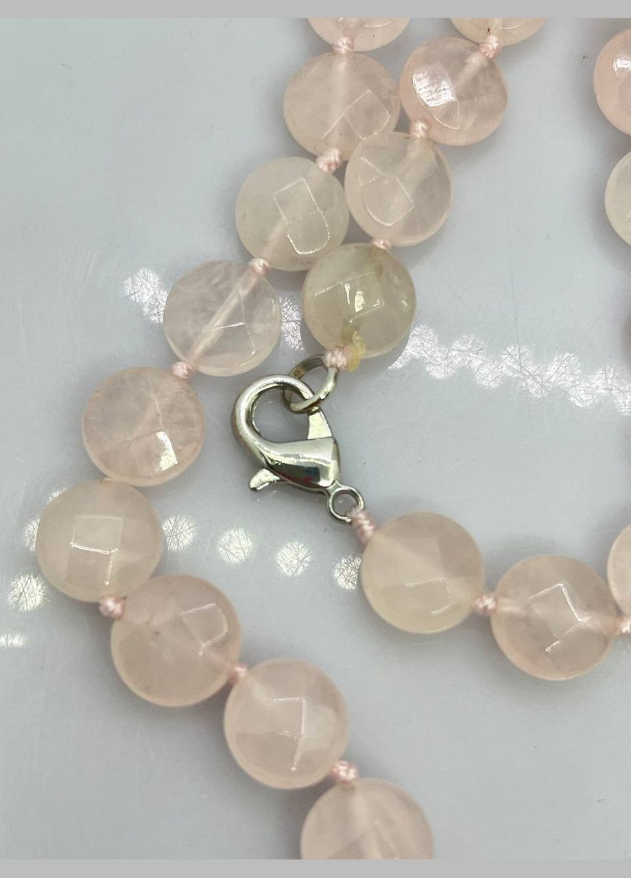 Бусы розовый кварц 10х5 мм 46 см No Brand (300800502)