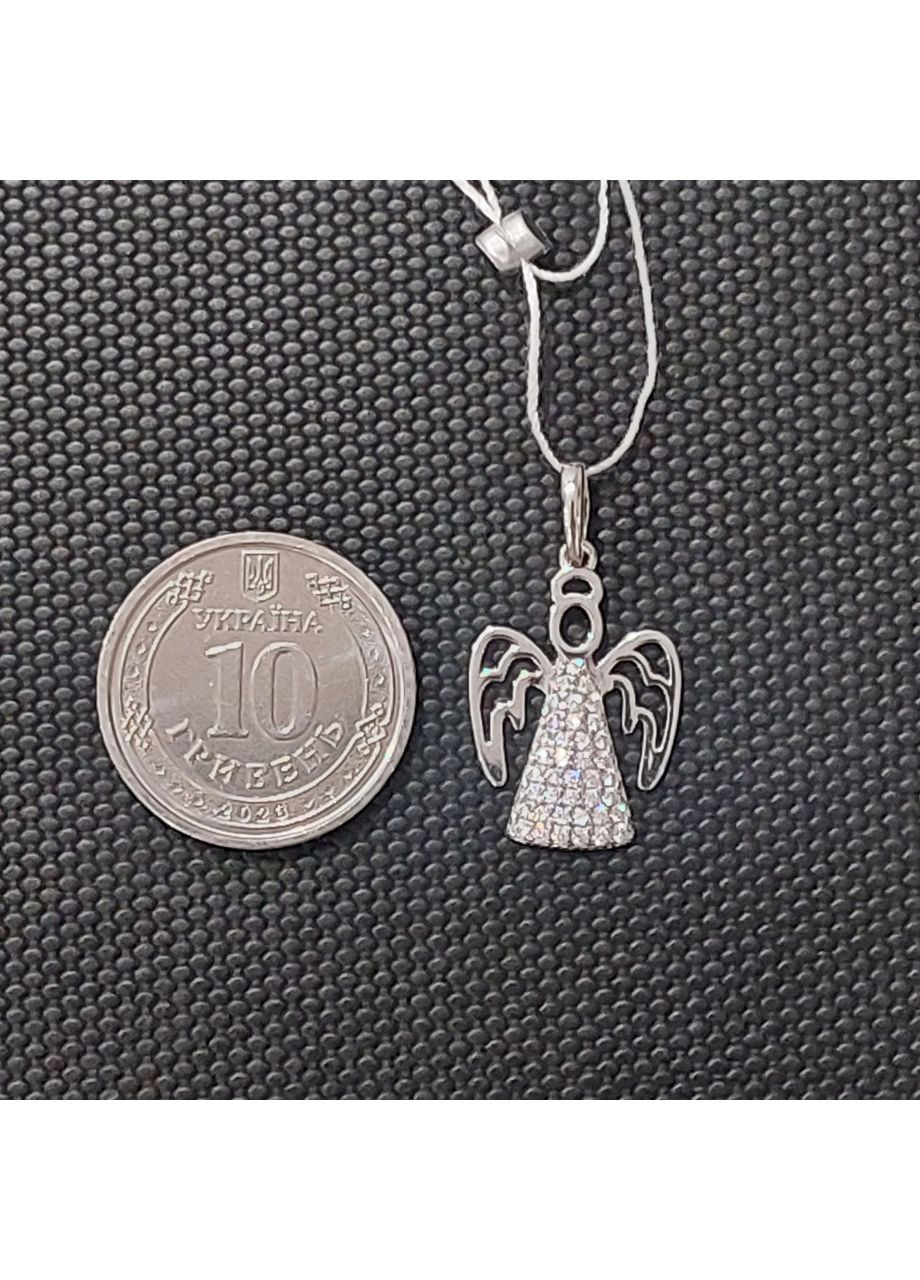 Кулон срібний Ангел-Охоронець із фіанітами No Brand (355922003)