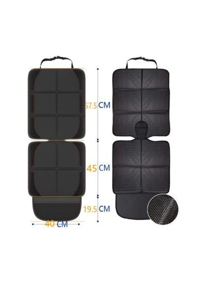 Защитный коврик под детское автокресло в авто Черный (М2440154) long win (314709850)