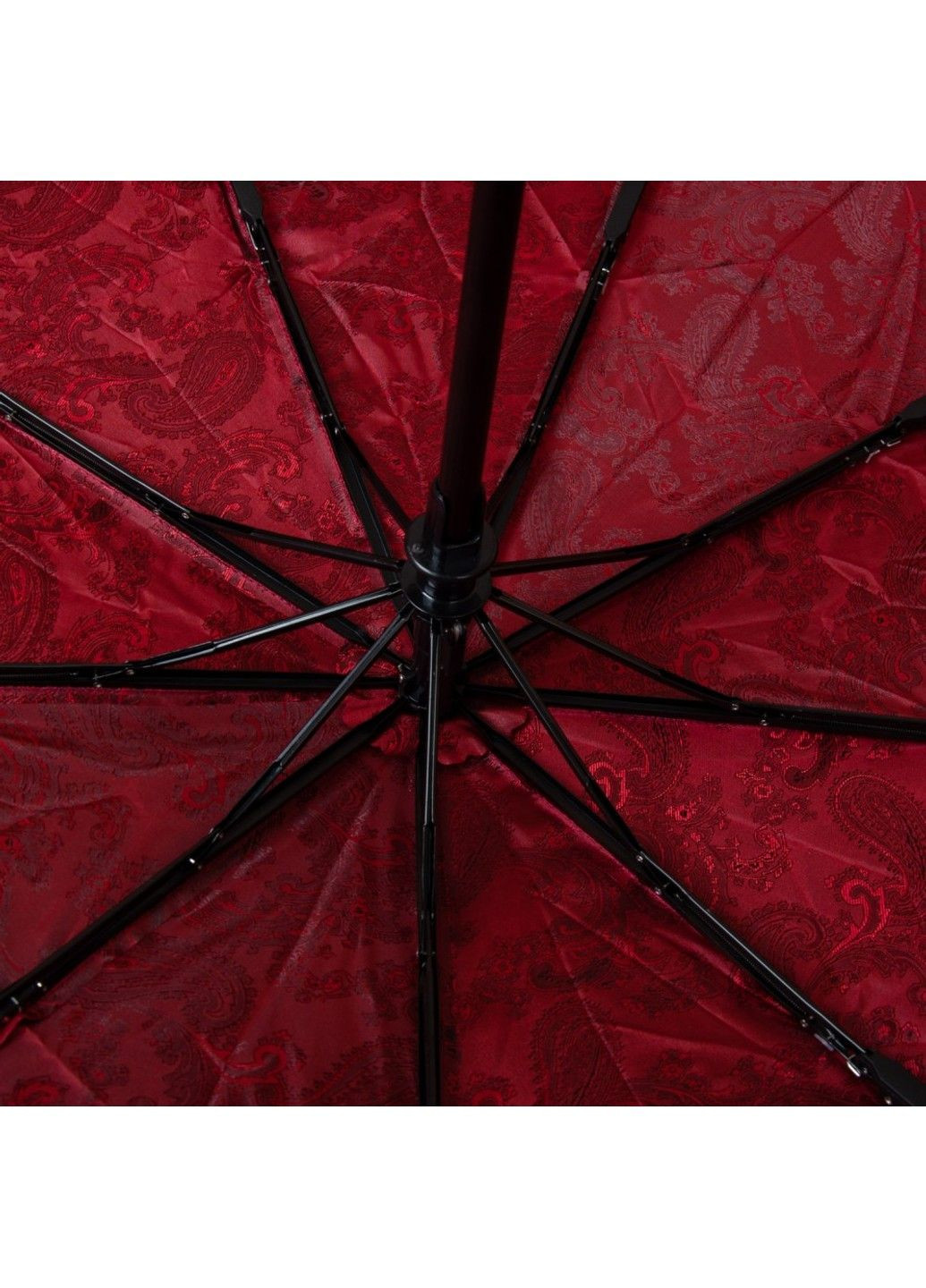 Червона жіноча парасолька автомат жаккард 3086-5 Susino середня (313031792)