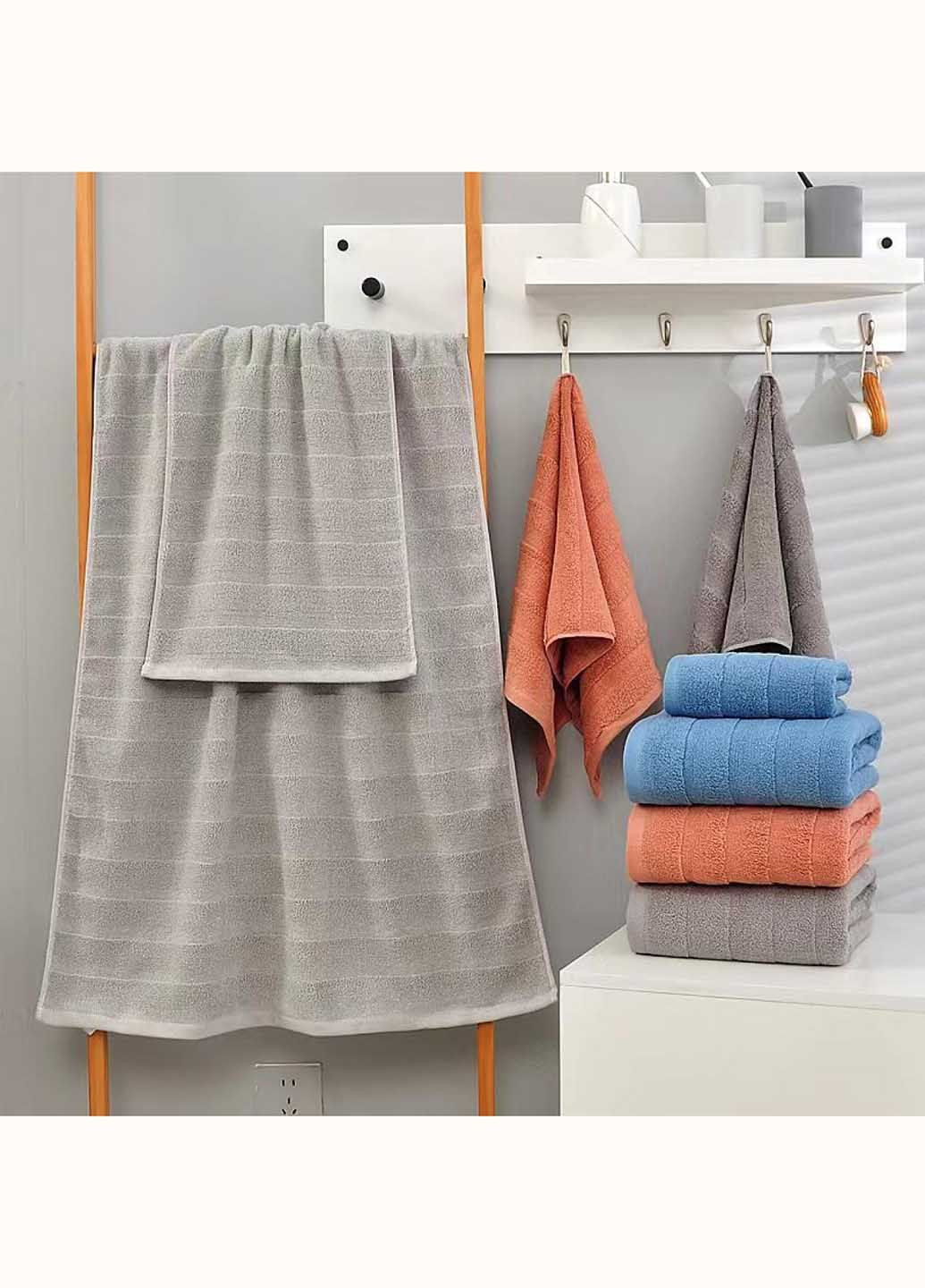 Homedec полотенце лицевое махровое 100х50 см полоска серый производство - Турция