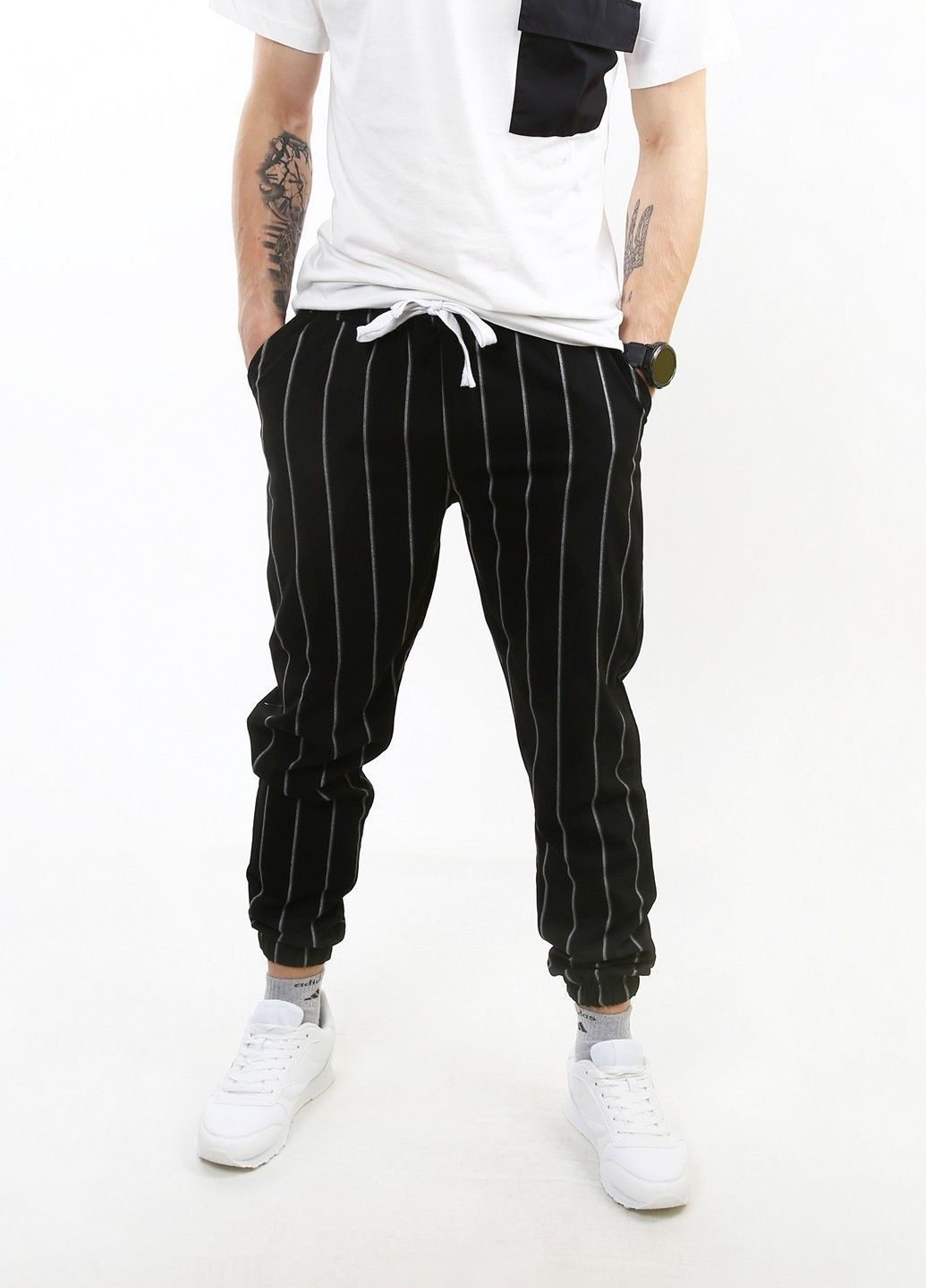 Черные демисезонные брюки Mtp