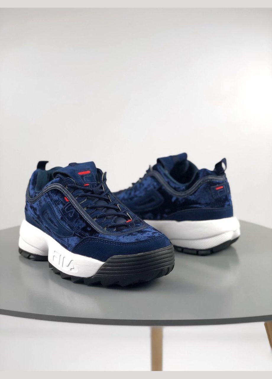 Fila disruptor blue velvet clearance