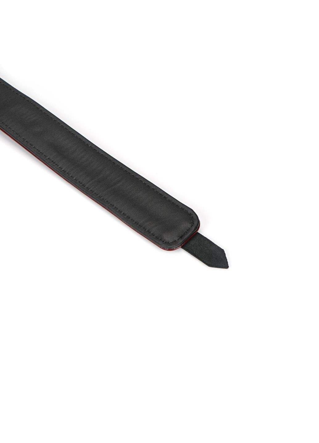 Кожаный ошейник с поводком Wine Red Collar and Leash, 3 кольца для крепления - CherryLove Liebe Seele (339867122)