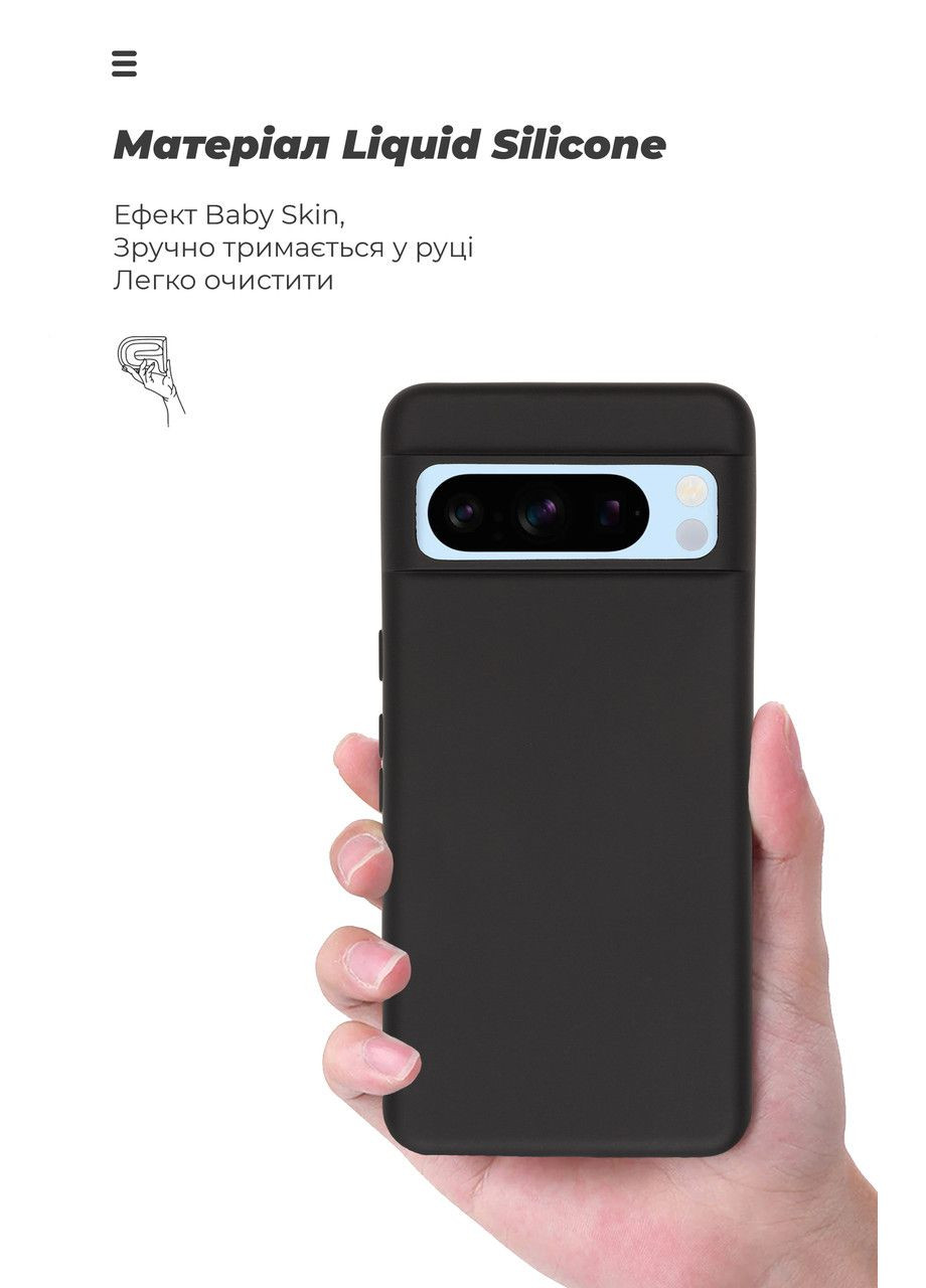 Чохол ICON для Google Pixel 8 Pro Black (ARM73030) ArmorStandart (327889937)