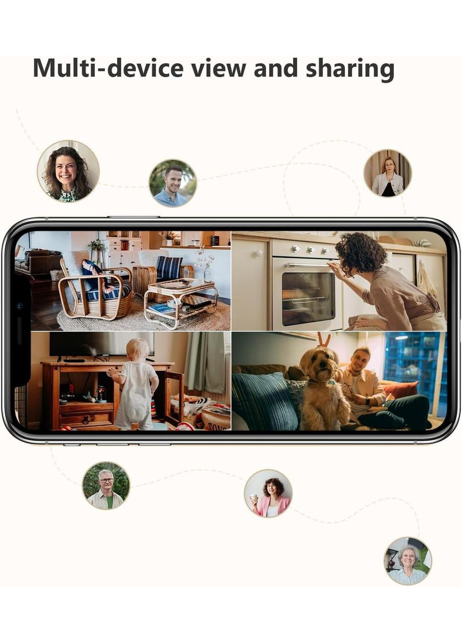Беспроводная IP-камера Ranger 2C для домашней безопасности на 360°, обнаружение человека AI IMOU (363044344)