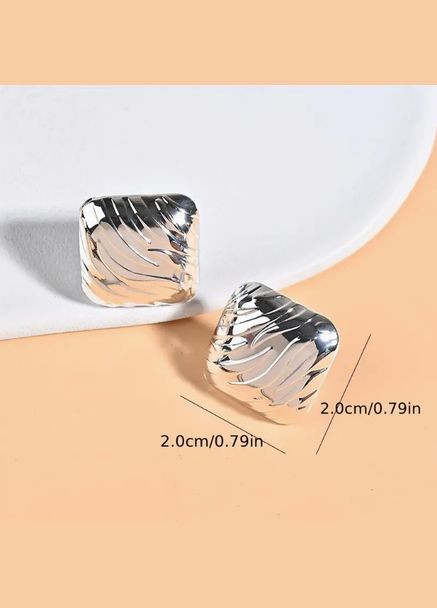 Стильні сережки на кожен день No Brand (327274178)