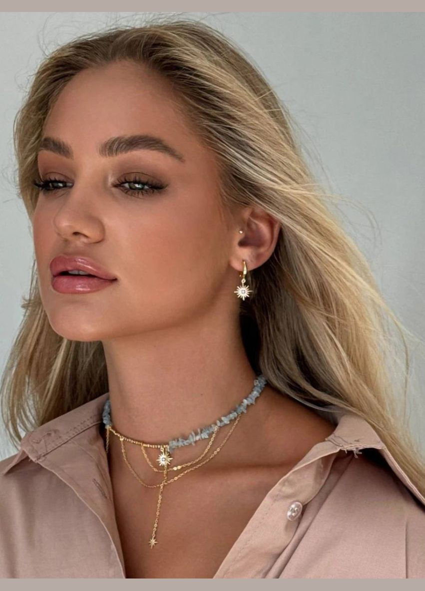 Сережки "Зірка" Le'Perle (329751088)