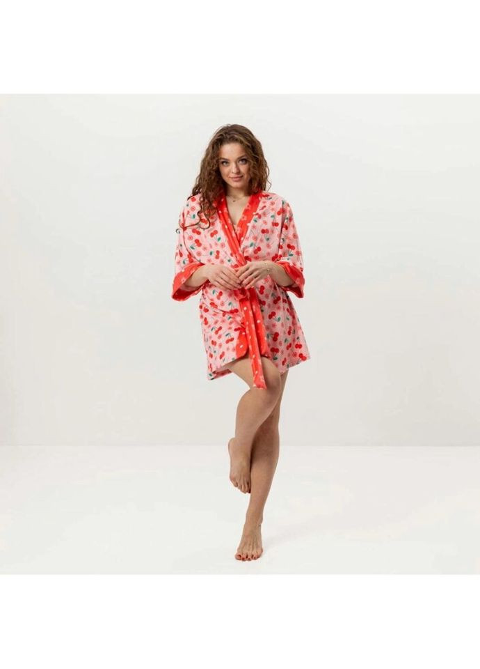 Халат женский из плюшевого велюра Черешенька 3437_XL 16034 XL Fashion (296911368)