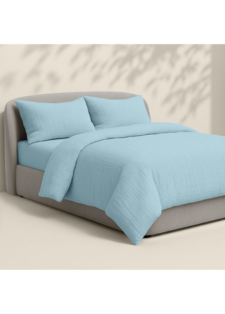 Наволочка муслин на подушку 50х70 AQUAMARINE (4822052465868) Cosas (367913931)