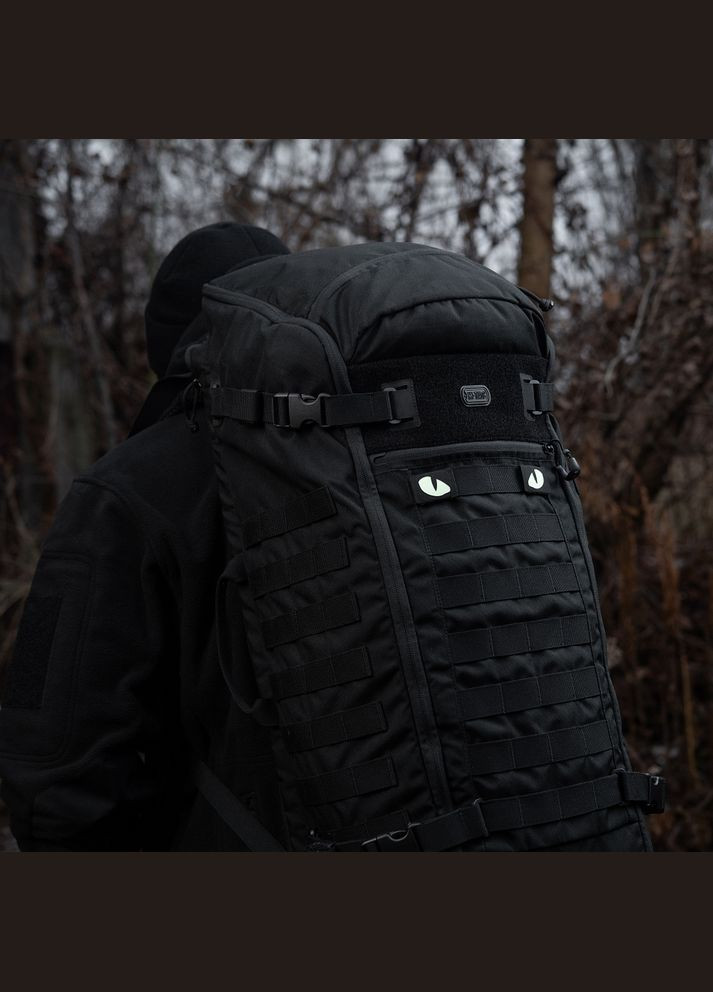 Нашивка Tiger Eyes Laser Cut (пара) Black M-TAC (315047153)