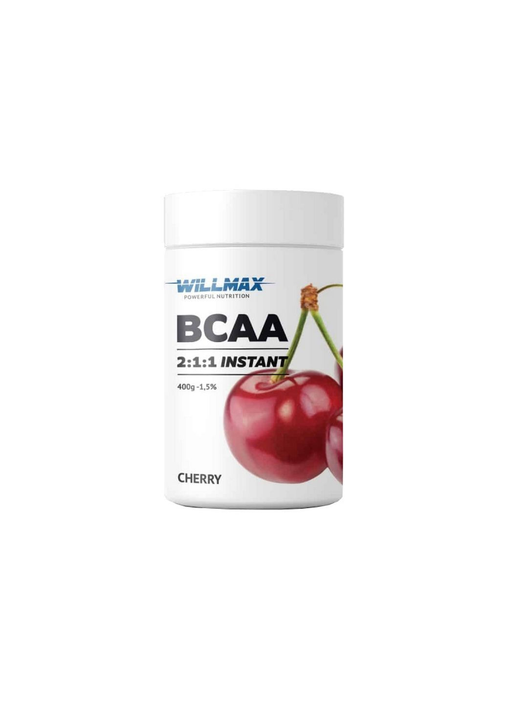 Аминокислота BCAA BCAA 2:1:1, 400 грамм Вишня Willmax (293483513)