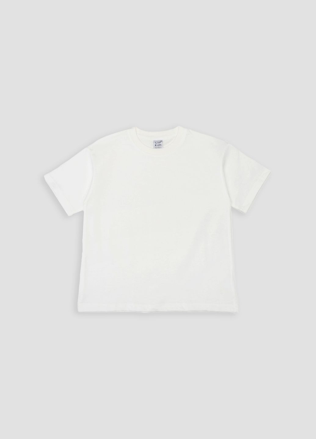 Белая летняя футболка с коротким рукавом для мальчика цвет белый цб-00243550 Lizi Kids