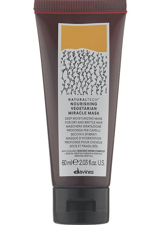 Живильна маска "Вегетаріанське диво" NT Nourishing Vegetarian Miracle Mask 60ml (775564-30749) Davines (368633962)