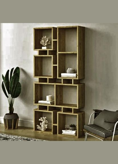 Стеллаж кухонный из дерева Шелдон мускат (СТА-016907) No Brand (327847625)