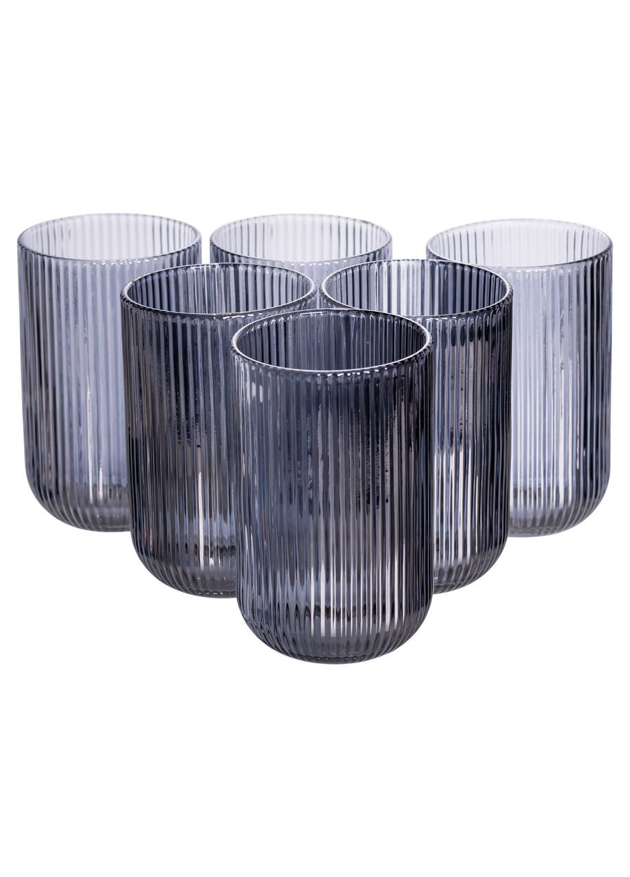 Набо стаканов 6 шт стеклянные стаканы 400 (мл) для сока, лимонада, коктейлей стаканы для напитков HP7113G Yiwu (369673450)
