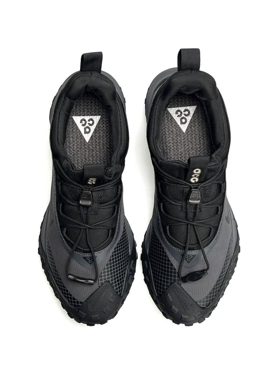 Темно-сірі Осінні кросівки чоловічі nike No Brand ACG Mountain Fly Low GTX Dark Grey