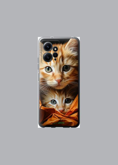 Чохол на Xiaomi Redmi Note 12 4G Котики 2 "5664u-3021-2448" Endorphone (372706065)