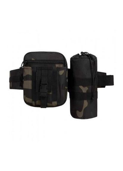 Сумка на Пояс Бічна Allround Black Camouflage 8062 Brandit (348117160)