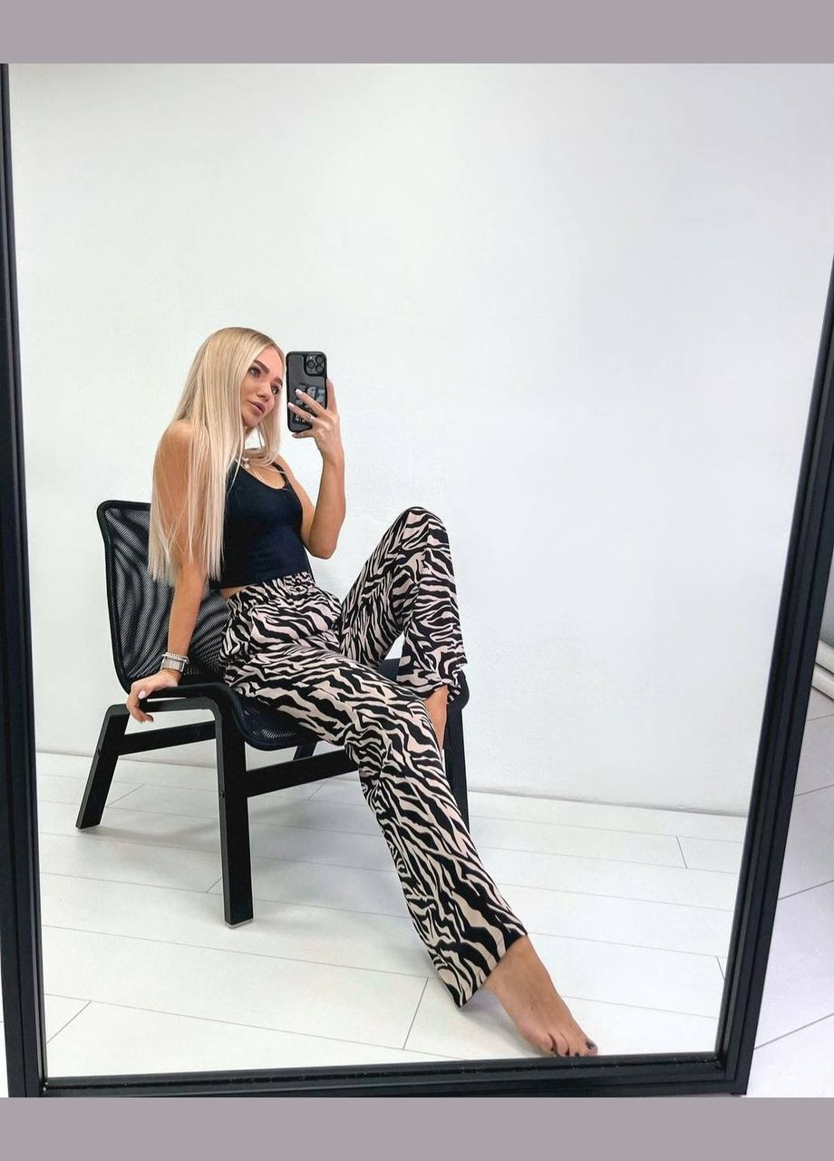 Жіночі бежеві штани No Brand (342718112)