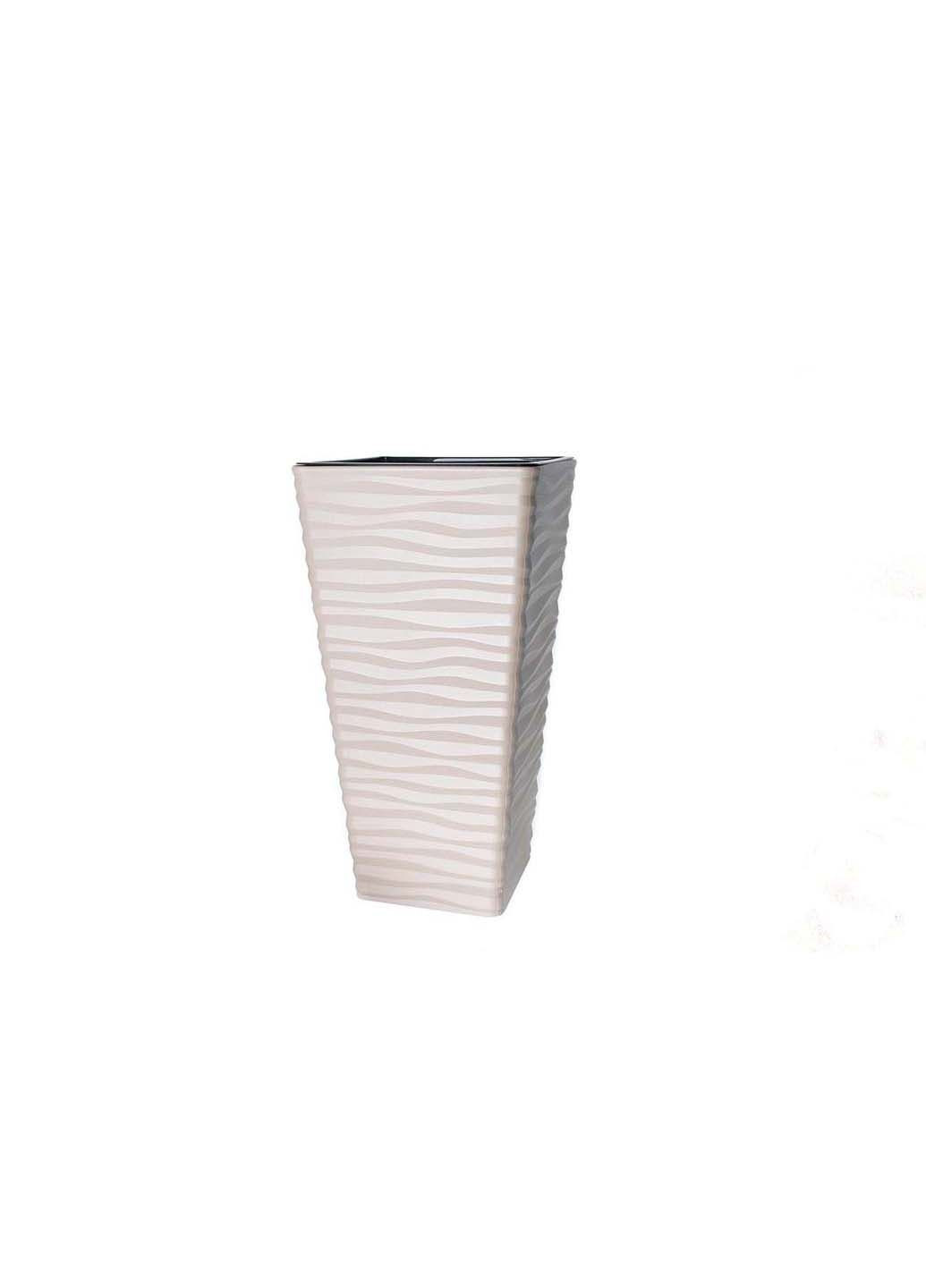 Цветочный горшок Сахара Дюны квадрат 32,8 л 30х56 см Form-Plastic (292338249)