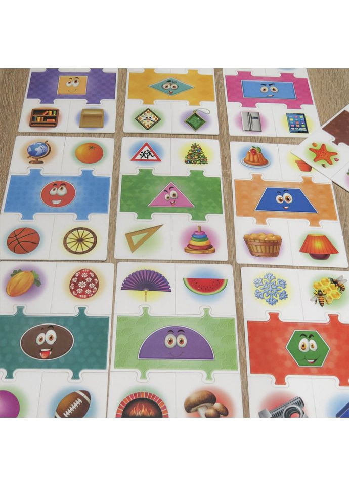 Дитяча настільна гра "Фігури та форми" 0581 від 3 років Artos Games (365640736)