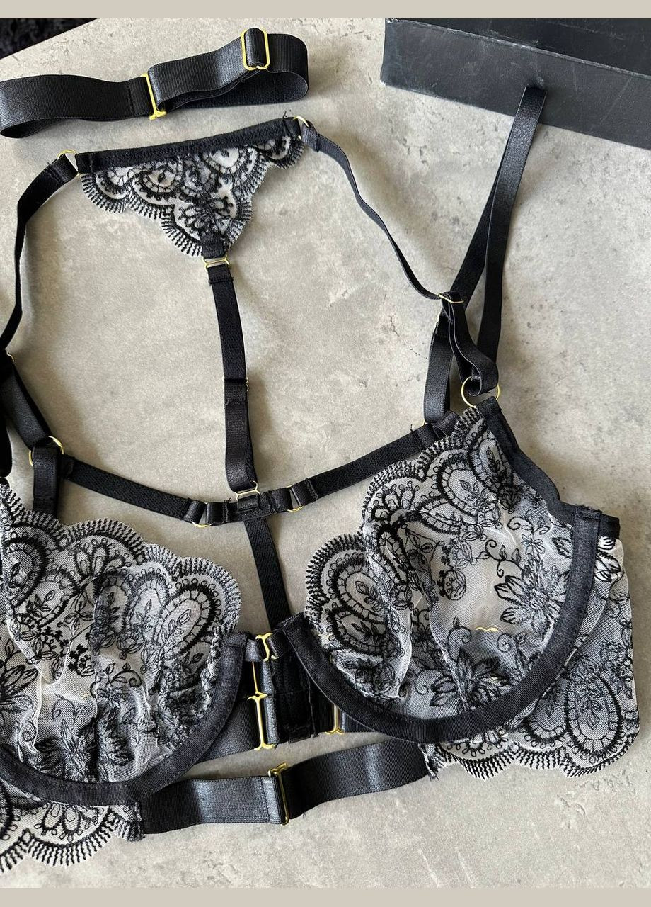 Черный комплект нижнего белья Domino