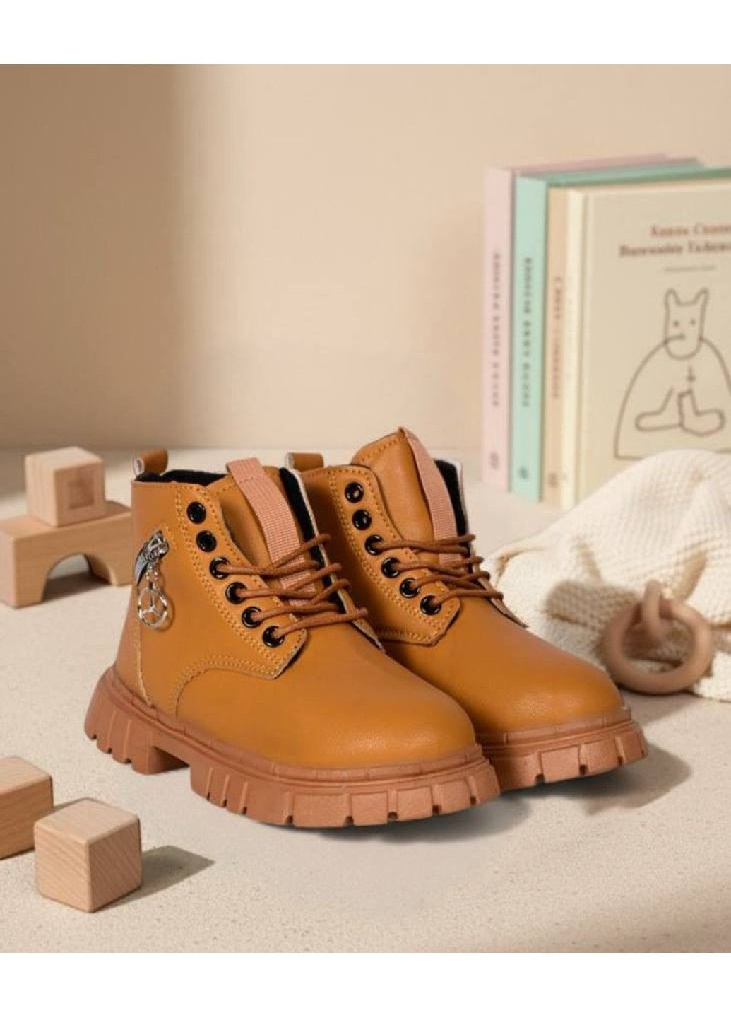 Зимние copy_ботинки детские зимние розовые (ld613) Red Sun