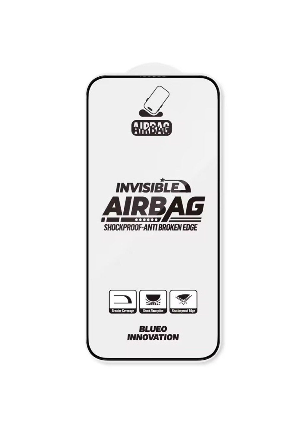 Защитное 3D стекло Invisible Airbag Anti-broken для Apple iPhone 14 Pro (6.1") Blueo (293512601)