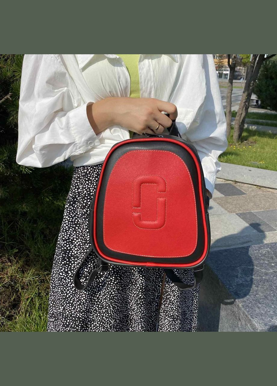 Жіночий міський міні рюкзак сумка трансформер Білий No Brand (301083269)