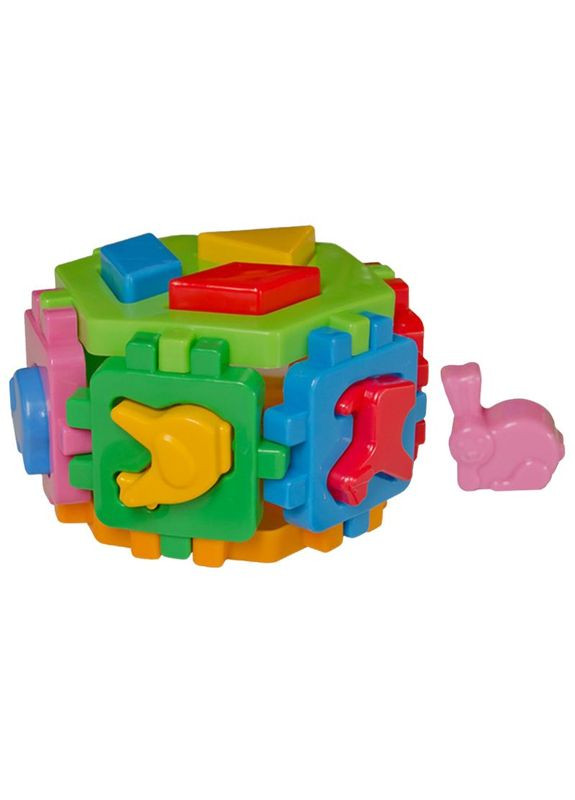 Куб "Розумний малюк. Гексагон" (сортер) ТехноК (294727627)