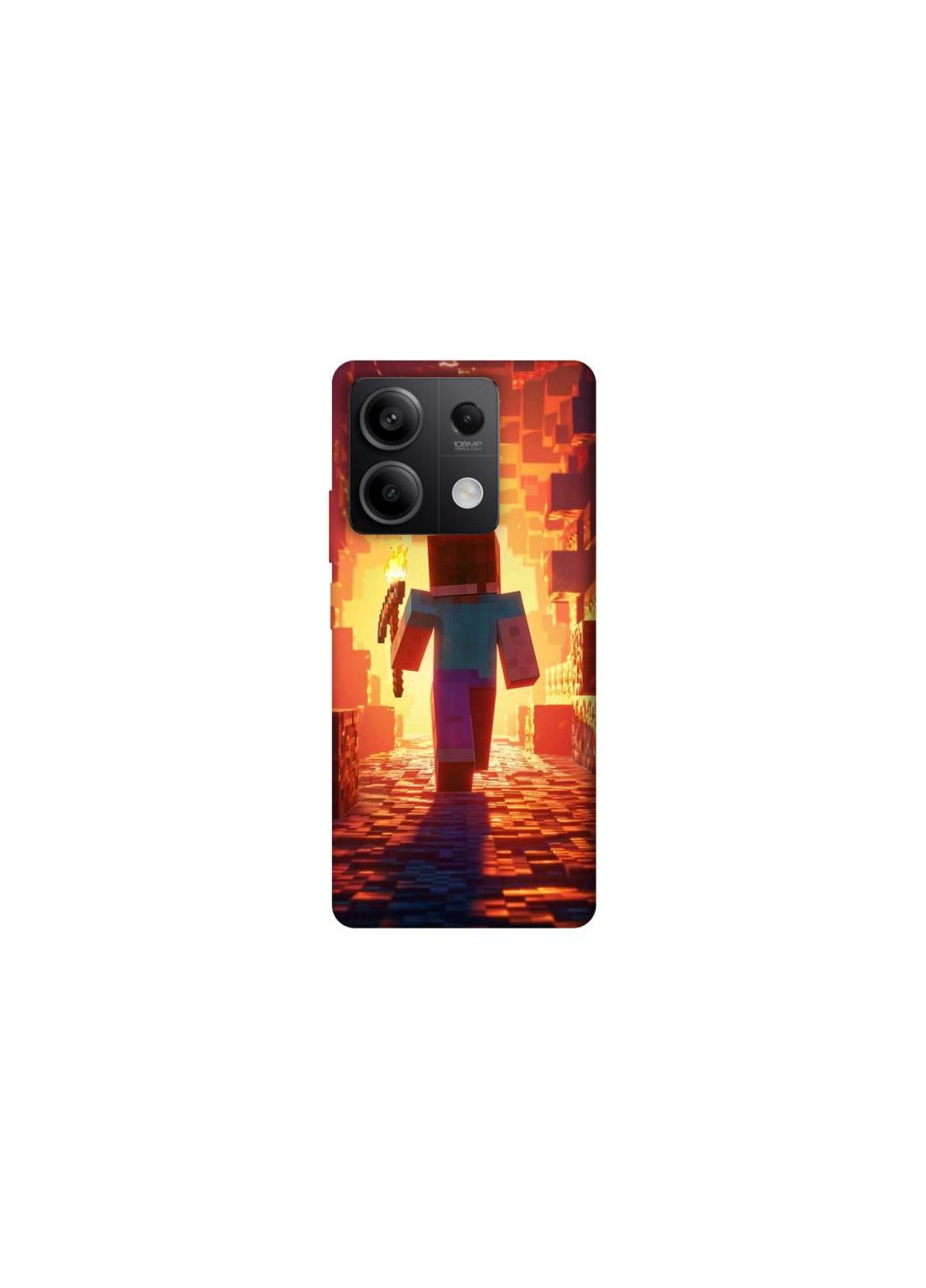 Чохол на Xiaomi Redmi Note 13 5G Minecraft adventure Frontalka (354199345)