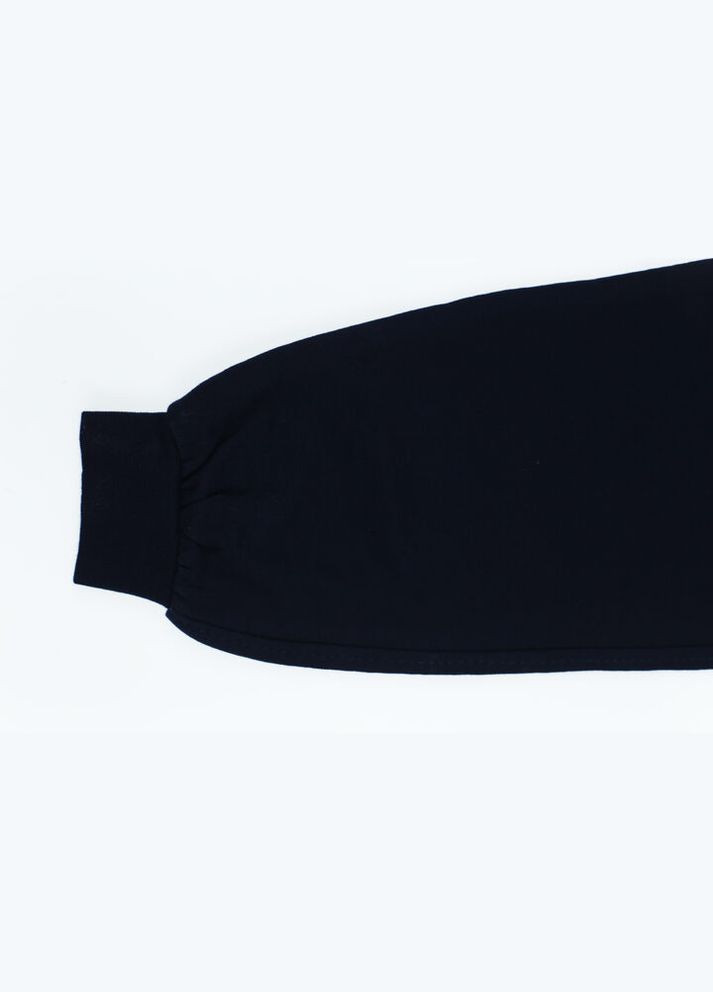 Синие демисезонные штаны для мальчика спортивные трикотажные "up" темно синие 122 см (41276) BABYKROHA