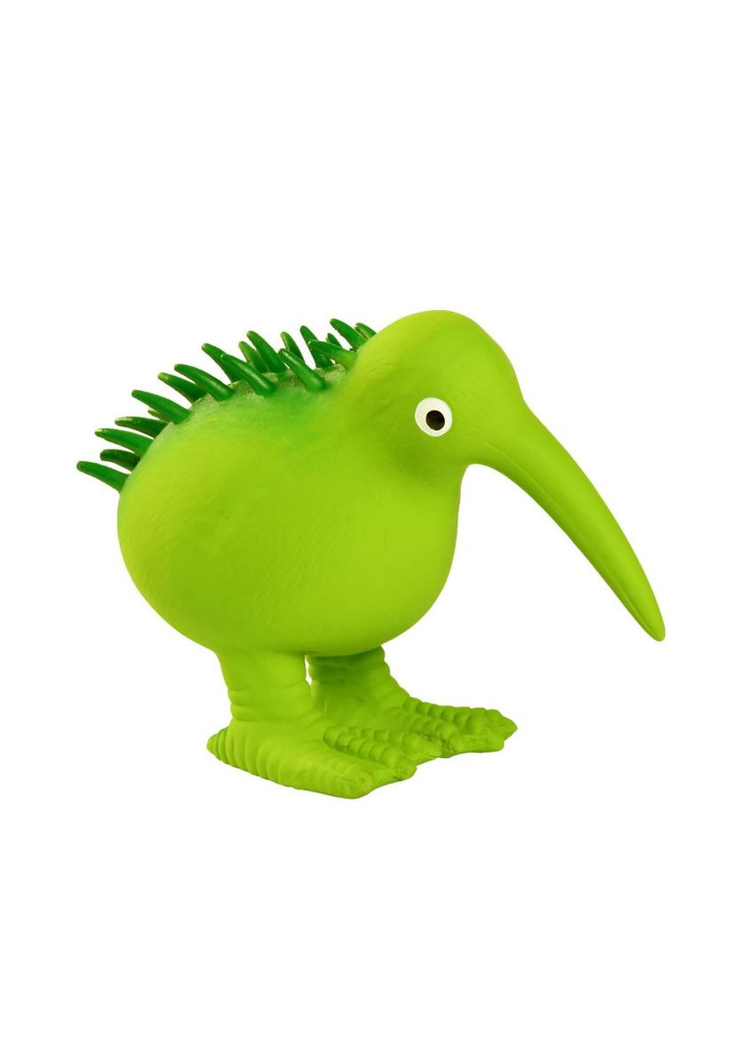 Іграшка для собак Птах ківі зелена, 15,5 см, латекс Kiwi Walker (292257748)