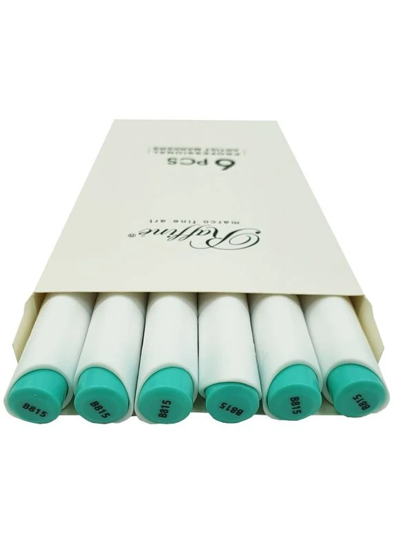 Скетч Маркер двосторонній "Raffine" /7800-6CB/ (B815) Mint Green Light (6) Marco (393391421)