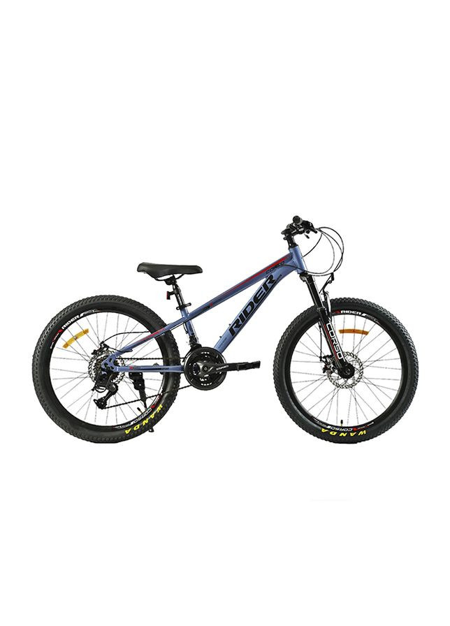Велосипед Спортивный 24" дюйма «RIDER» цвет фиолетовый ЦБ-00246118 Corso (282924663)
