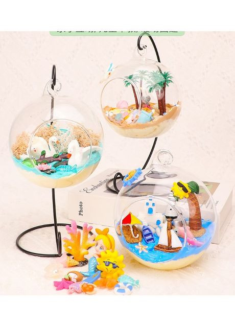 Румбокс Прибрежный берег стеклянный шар с подсветкой Набор для творчества DIY No Brand (362452919)
