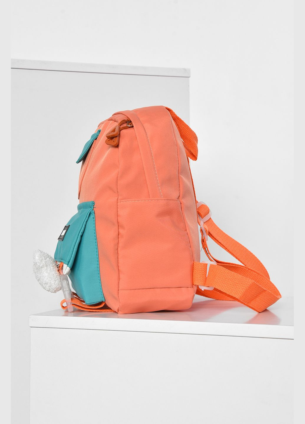 Рюкзак дитячий для дівчинки персикового кольору Let's Shop (299147237)