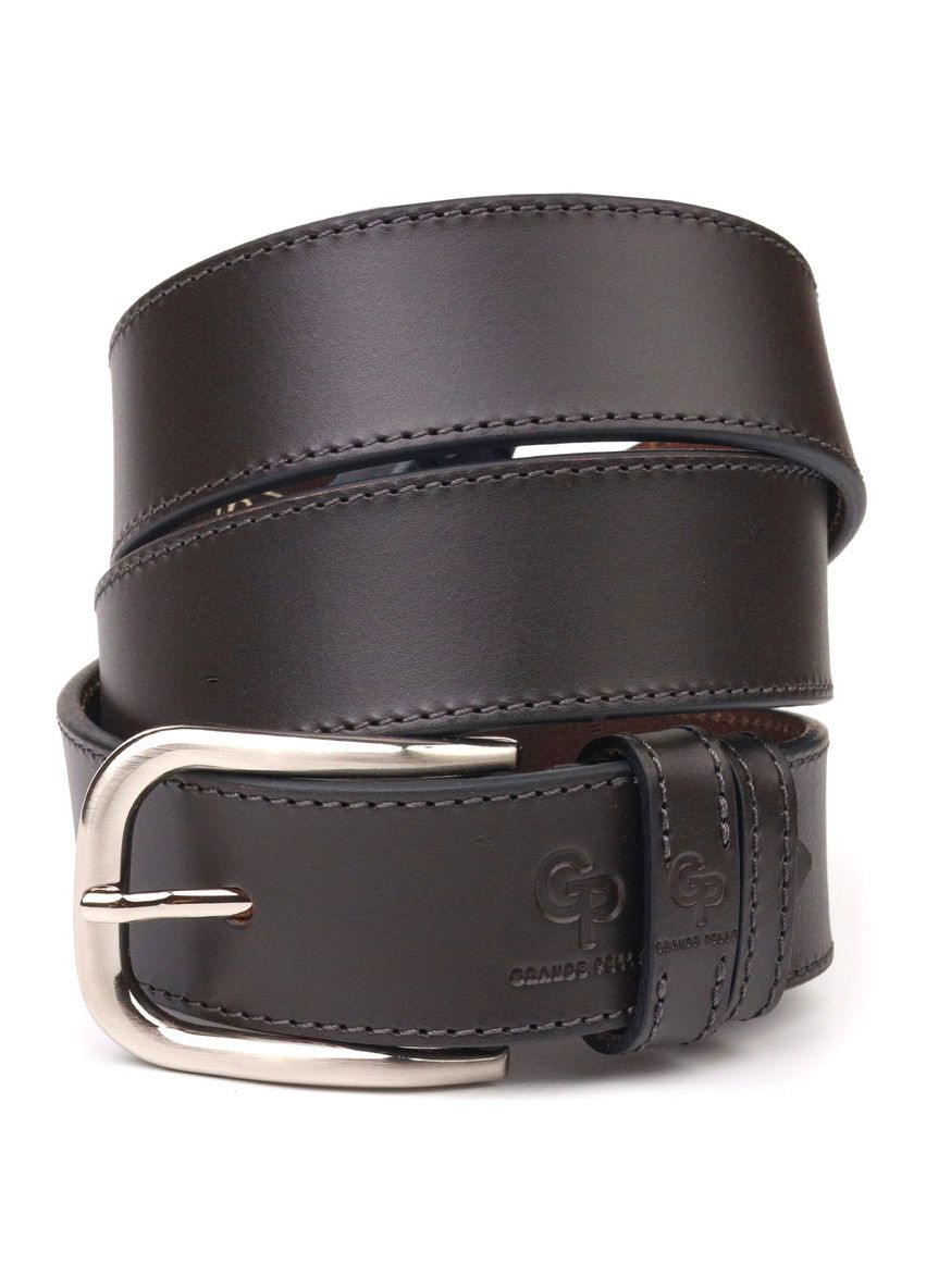 Красивый мужской ремень из натуральной кожи 21460 Grande Pelle (329200449)