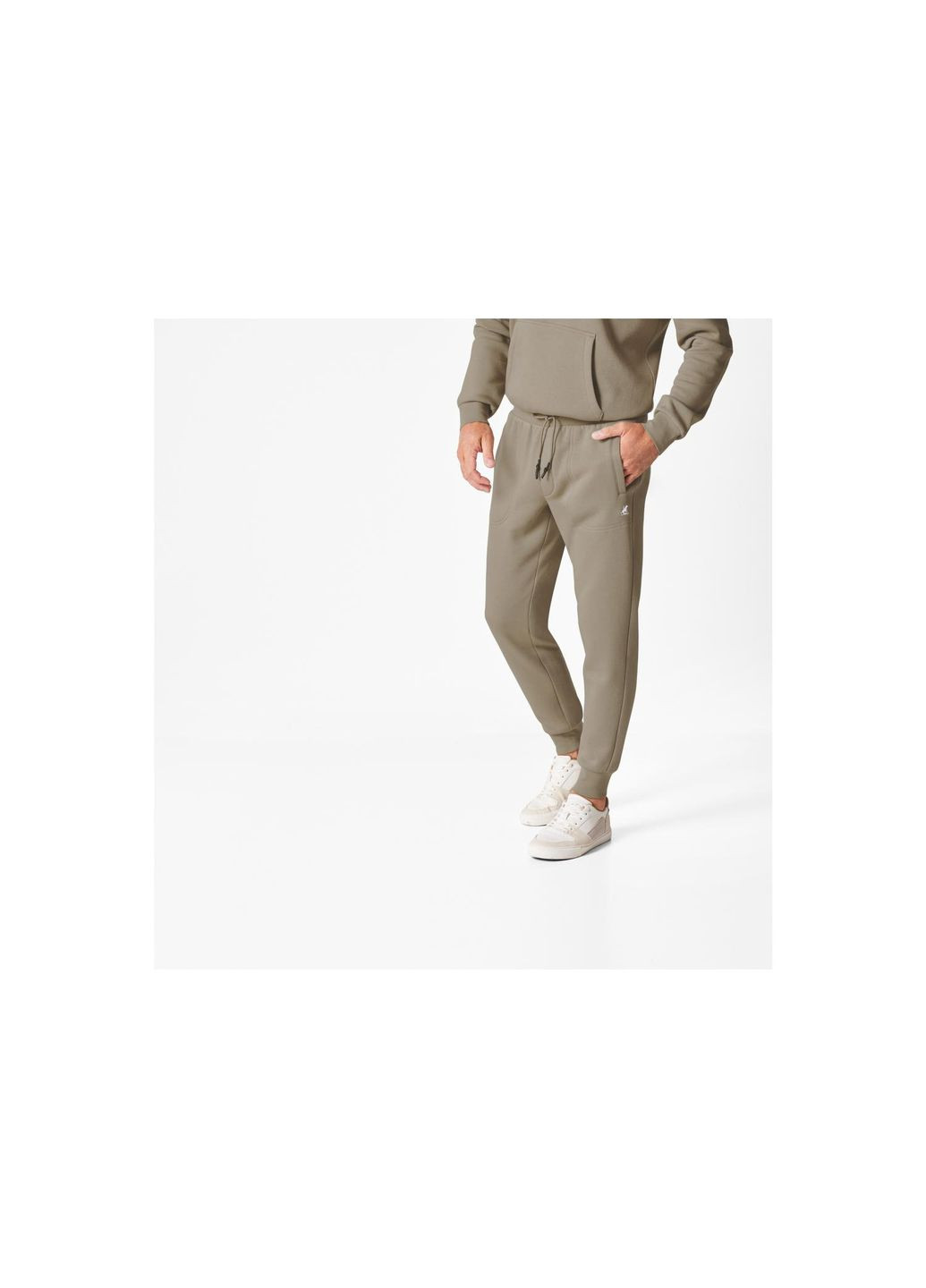 Бежевые спортивные демисезонные зауженные брюки Livergy