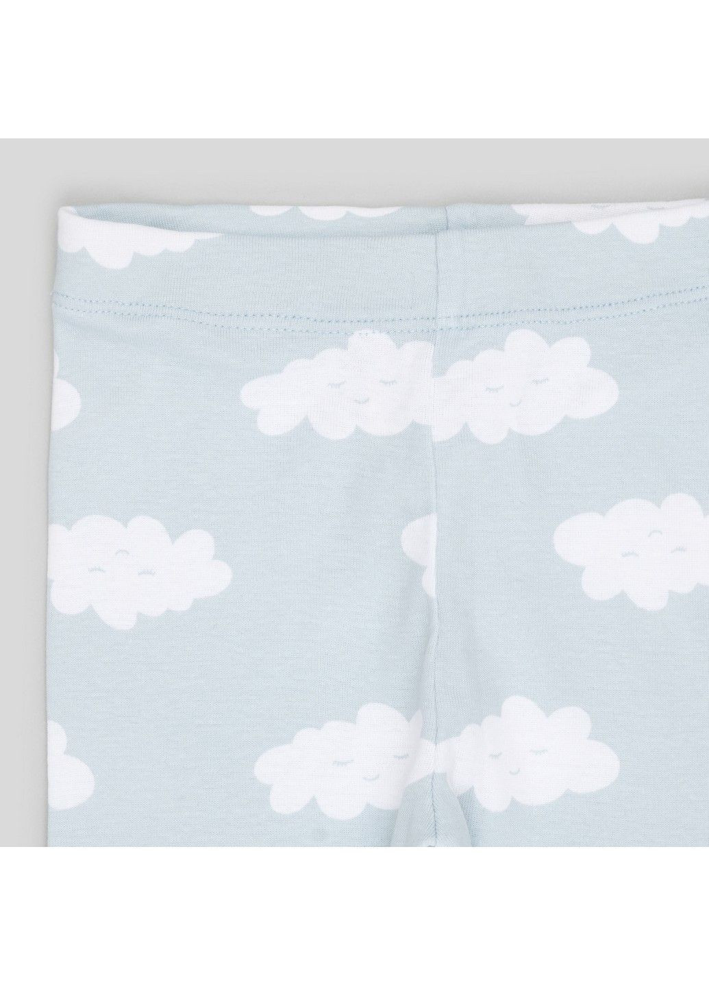 Голубые кэжуал летние брюки H&M