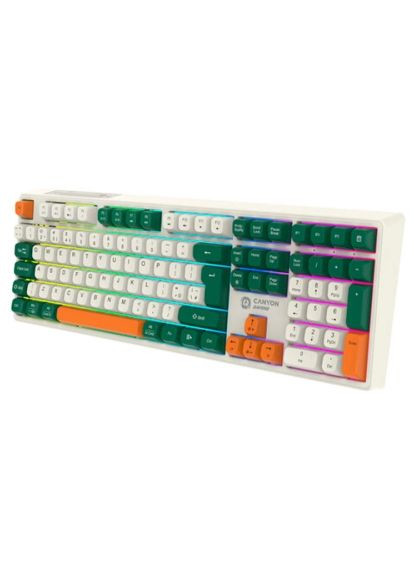 Клавиатура Canyon Shadder GKW-11 RGB Silent Wireless/Bluetooth/USB UA White (CND-SKBW11) VAG Shadder GKW-11 RGB Silent Wireless/Bluetooth/USB U (360977987)