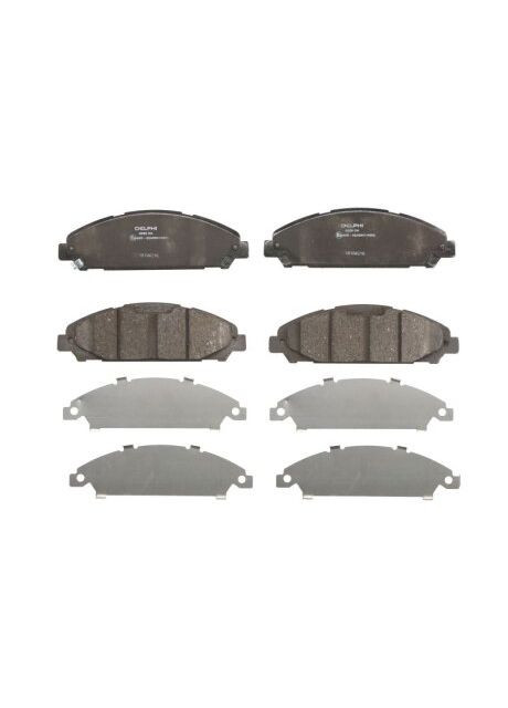 Колодки тормозные дисковые (комплект 4 шт.)) Delphi (361637269)