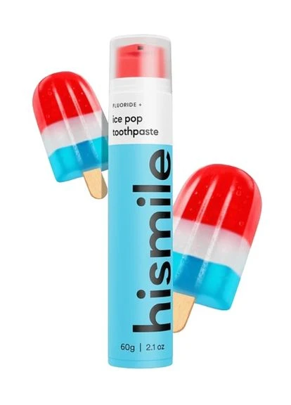 Зубна паста зі смаком фруктового морозива Ice Pop Toothpaste 60g Hismile (397009185)