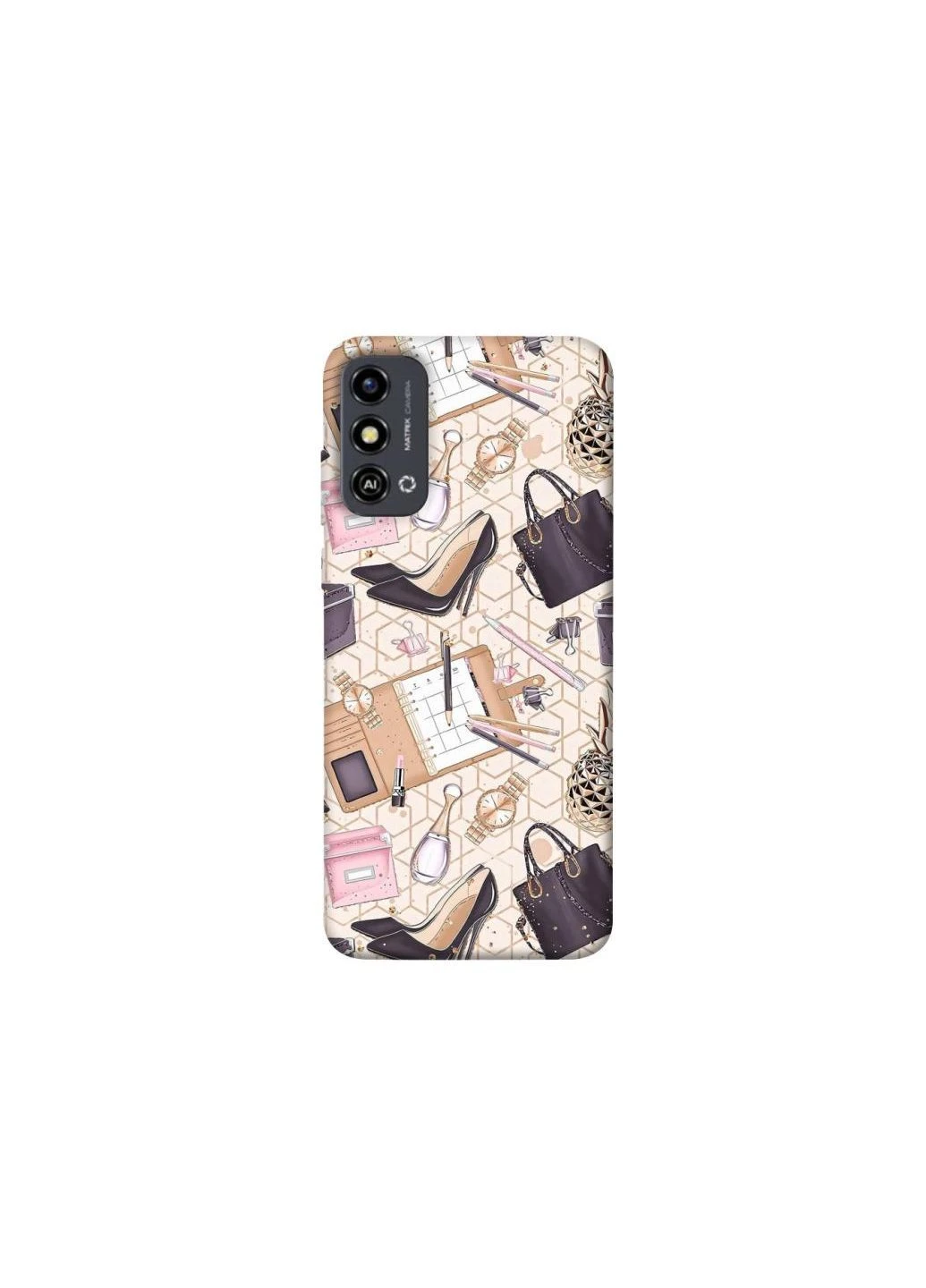 Чехол на ZTE Blade A53 Fashion collage ver.9 Frontalka (382278044)